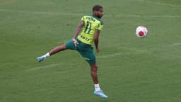 Wesley - treino Palmeiras