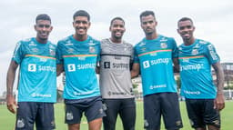 Rwan, Lucas Barbosa, Diógenes, Derick e Lucas Pires