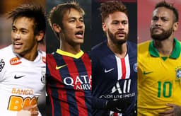 Montagem Neymar