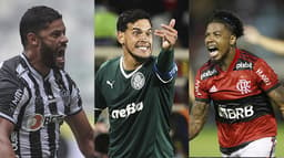 Montagem Atletico Mg - Palmeiras - Flamengo