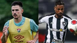 Willian, do Fluminense, e Diego Gonçalves, do Botafogo