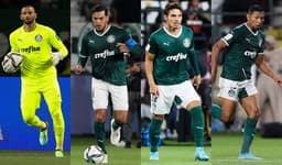 Montagem - Weverton, Gómez, Veiga e Rony - Palmeiras