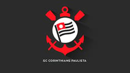 Escudo do Corinthians - minimalista