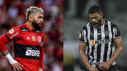 Montagem Flamengo x Atletico mg