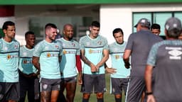 Nino, Felipe Melo e Nathan - Fluminense