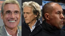 Luís Castro, Jorge Jesus e Leonardo Jardim