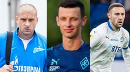 RAKITSKIY (ZENIT), IVANISENYA (KRYLYA SOVETOV) E IVAN ORDETS (DINAMO MOSCOU)