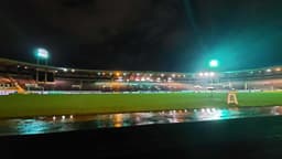 Ferroviária x Santos - queda de energia na Arena Fonte Luminosa