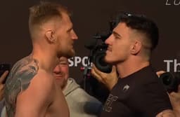 Alexander Volkov e Tom Aspinall vão fazer a luta principal do UFC Londres, neste sábado (Foto: Reprodução/UFC)