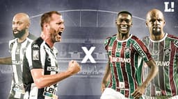 Arte Botafogo x Fluminense