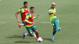 Deyverson - treino Palmeiras