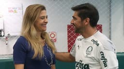 Leila Pereira e Abel Ferreira