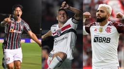 Calleri, Cano e Gabigol