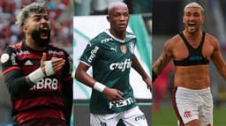 Gabigol, Danilo e Arrascaeta