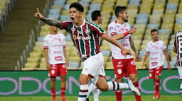 Fluminense x Vila Nova - Comemoração Cano