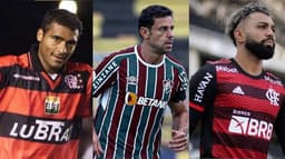 Romário, Fred e Gabigol