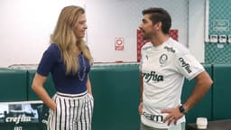 Leila Pereira e Abel Ferreira - Palmeiras