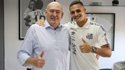 Renovação Kaiky com o Santos