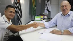 Renovação Kaiky com o Santos