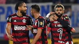 Universidad Católica x Flamengo - Comemoração Flamengo