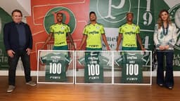 Wesley, Gabriel Menino e Danilo - 100 jogos pelo Palmeiras