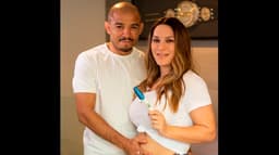 José Aldo e Esposa