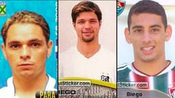 Montagem: Figurinhas dos jogadores