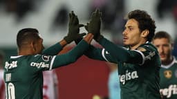 Independiente Petrolero x Palmeiras - Comemoração Veiga