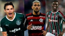 Veiga, Arrascaeta e Luiz Henrique (Fluminense)