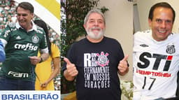 BOLSONARO, LULA E JOÃO DORIA