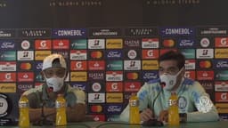 Danilo e Abel Ferreira - Coletiva Palmeiras