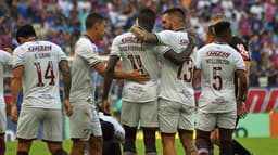 Fortaleza x Fluminense - Comemoração Fluminense