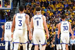 Stephen Curry Klay Thompson Draymond Green Jordan Poole