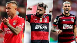 Everton Cebolinha, Gabigol e Arrascaeta