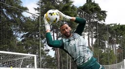 Weverton - Treino Palmeiras