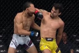 Ricardo Carcacinha aplicou um belo nocaute no UFC Austin (Foto: Reprodução)