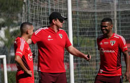 São Paulo - Rogério Ceni, Nikão, Marcos Guilherme em treino