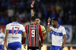 Universidad Católica x São Paulo - Expulsão Calleri