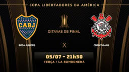 Chamada - Boca Juniors x Corinthians