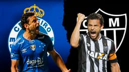 Fred no Cruzeiro e no Atlético-MG