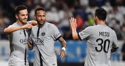 PSG x Gamba Osaka - Neymar e Messi