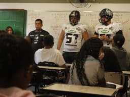 Jogadores participaram fizeram relacionamento em escolas públicas da RMBH