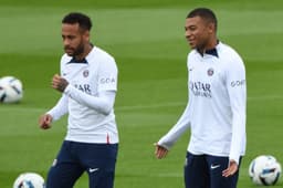 Neymar e Mbappé - PSG