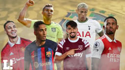 Paquetá, Richarlison, Raphinha, Casemiro, Antony e Gabriel jesus