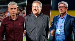 Thiago Nunes, Vanderlei Luxemburgo e Odair Hellman