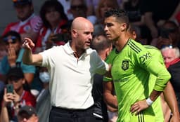 Erik ten Hag e Cristiano Ronaldo - Manchester United