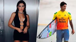 Jade Picon e Gabriel Medina