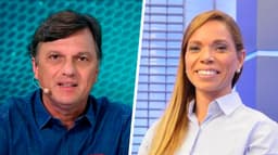 Mauro Cezar e Renata Ruel