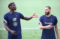 Paul Pogba e Karim Benzema - França