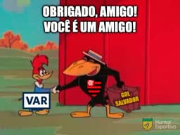 Meme: Flamengo e o VAR